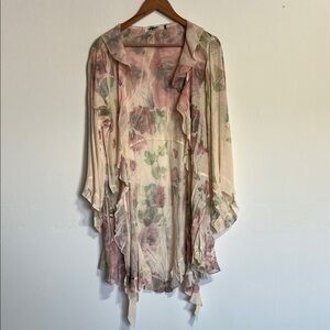 Floral Sheer Women's Top